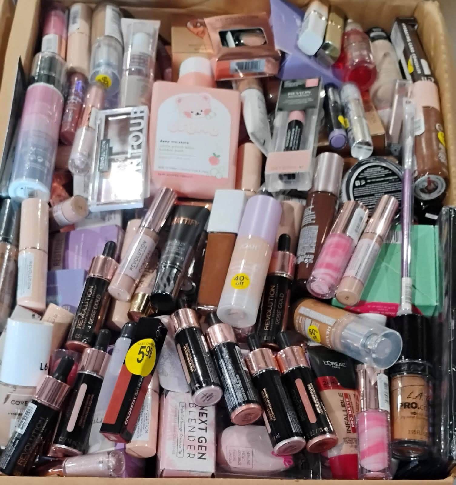 Wholesale Mixed Makeup Box — 100 Items